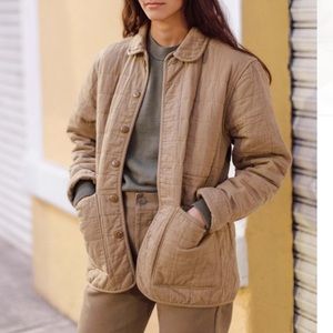 Alex crane quilted kit jacket chai